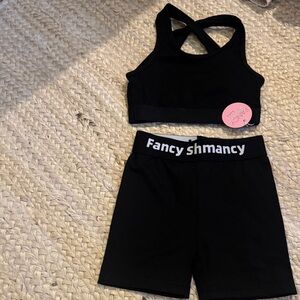 Kids Black Matching Set